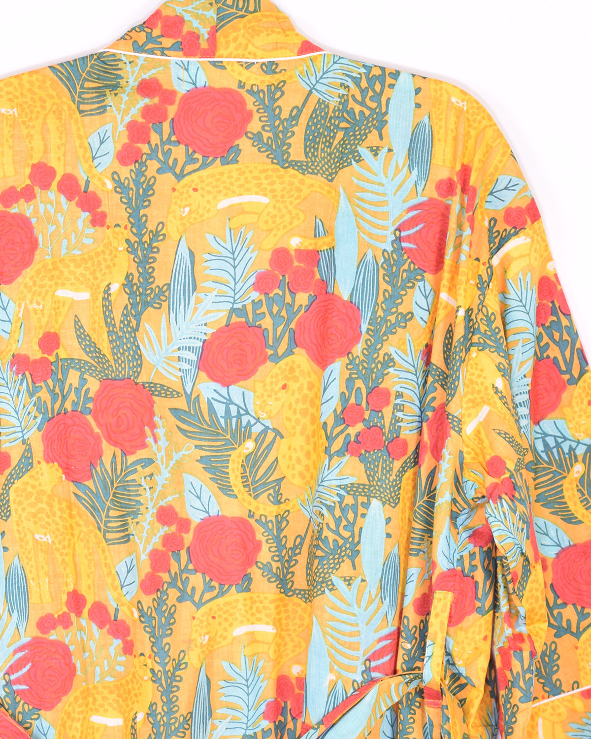 Lightweight Cotton Robe / Kimono - Morning Jungle image 1