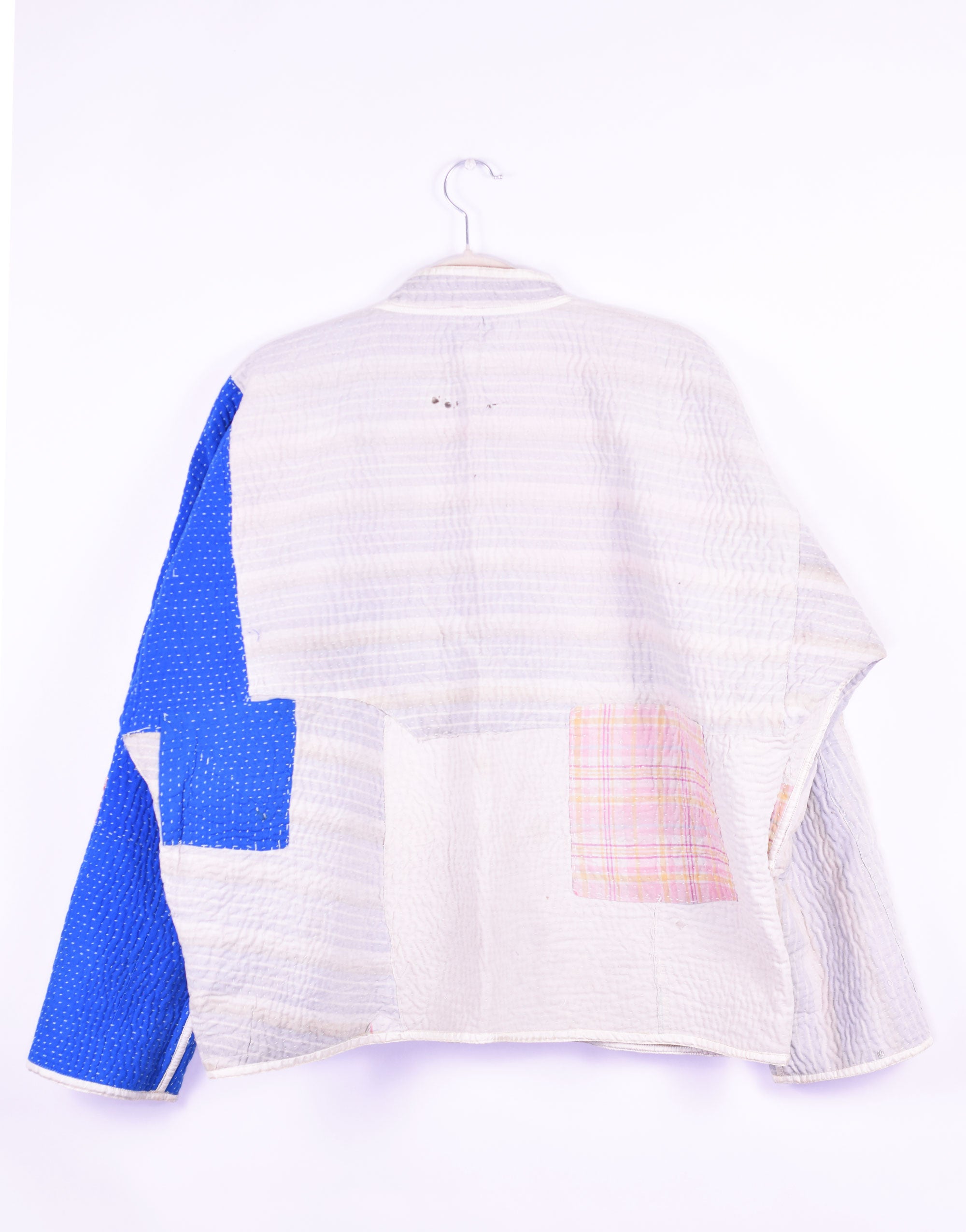 Charlie Quilted Reversible Patchwork Kantha Jacket - 10 image 3