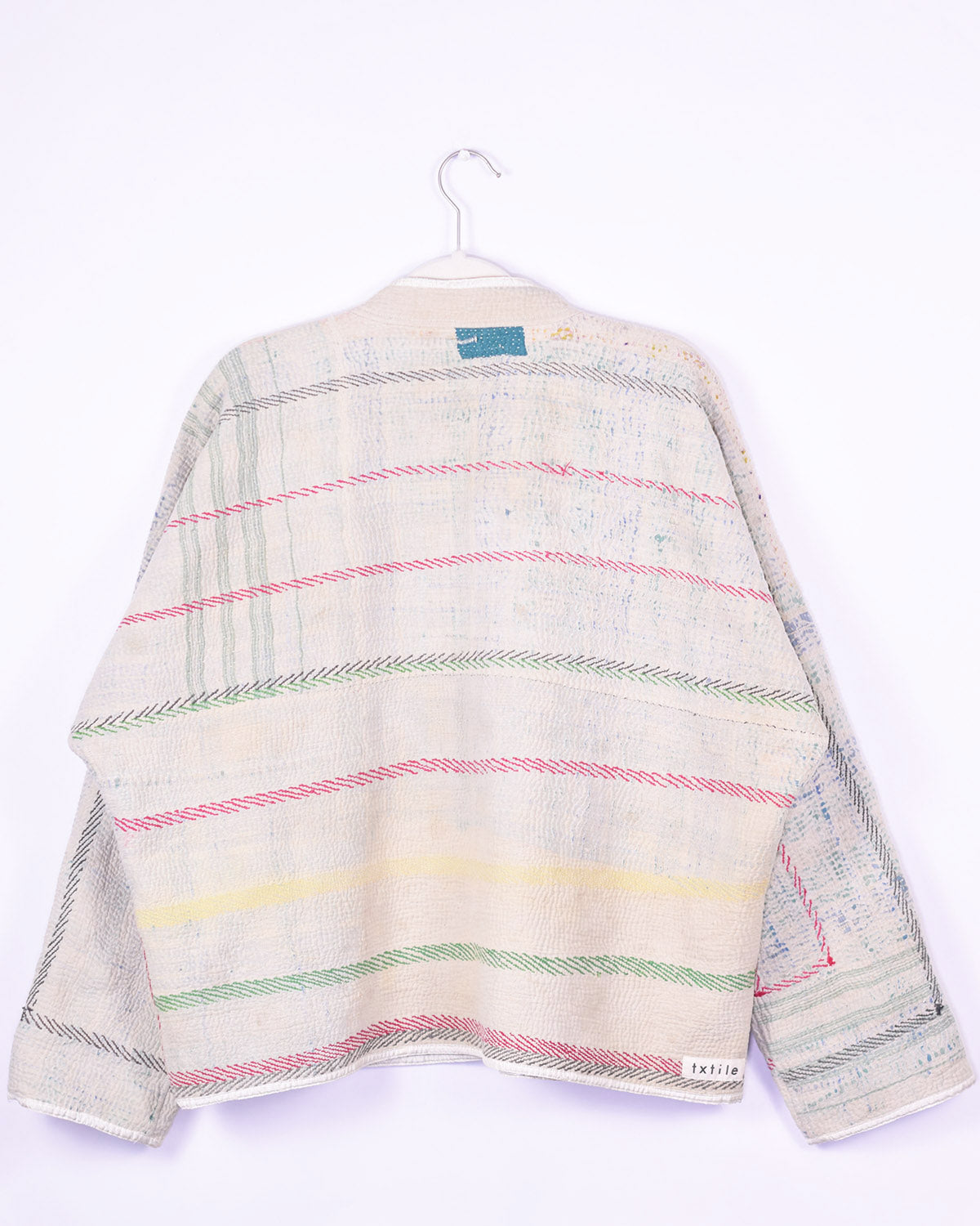 Charlie Quilted Reversible Patchwork Kantha Jacket - 09 image 3