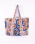 Canvas Suzani Embroidered Oversized Tote Bag - 13 image 0