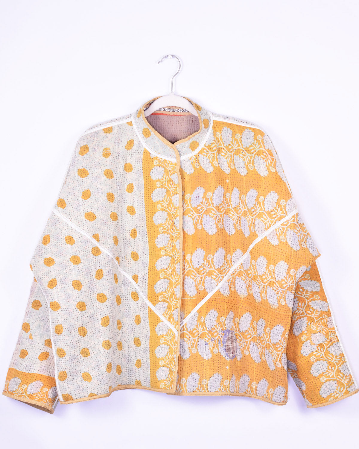 Charlie Quilted Reversible Patchwork Kantha Jacket - 14 image 2