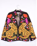 Tiger Tribe Embroidered Velvet Jacket - 05 image 0
