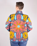 Denim Suzani Embroidered Jacket - 07 image 0
