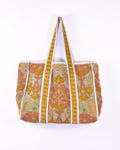 Canvas Suzani Embroidered Oversized Tote Bag - 09 image 0