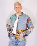 Charlie Oversized Quilted Reversible Patchwork Kantha Jacket - 15