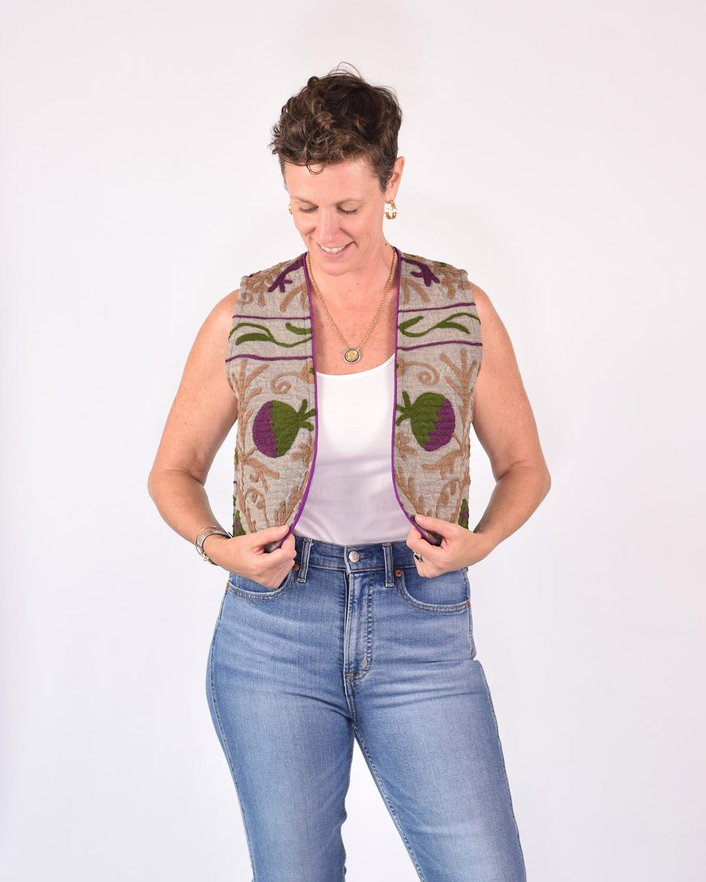 Cassie Quilted Vest - 04