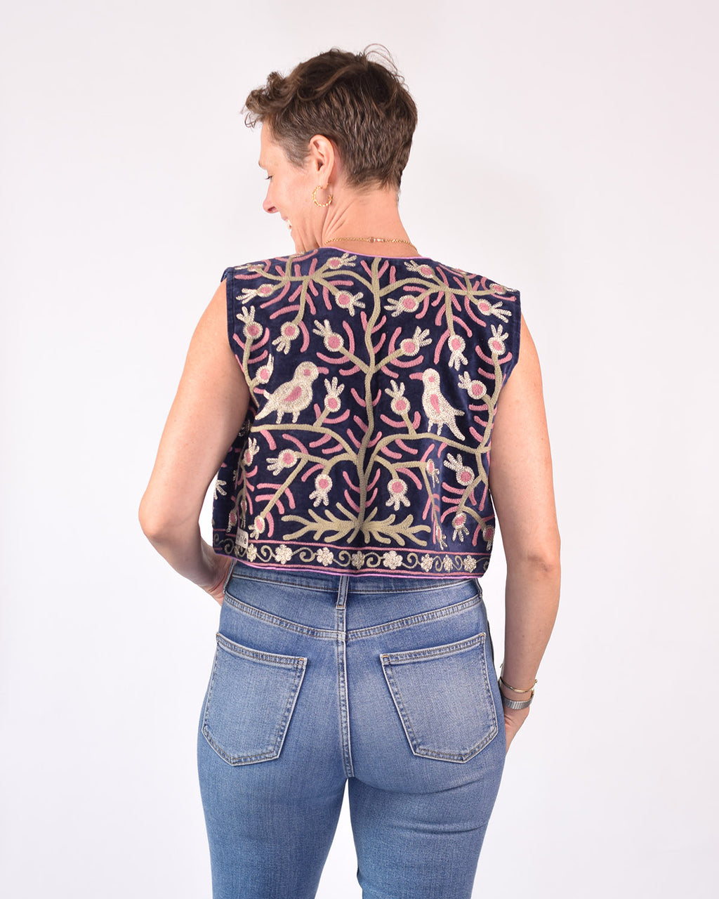 Cassie Velvet Vest - 03
