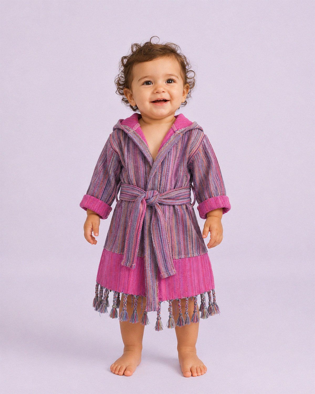 Baby / Toddler Organic Turkish Cotton Robe - Pink