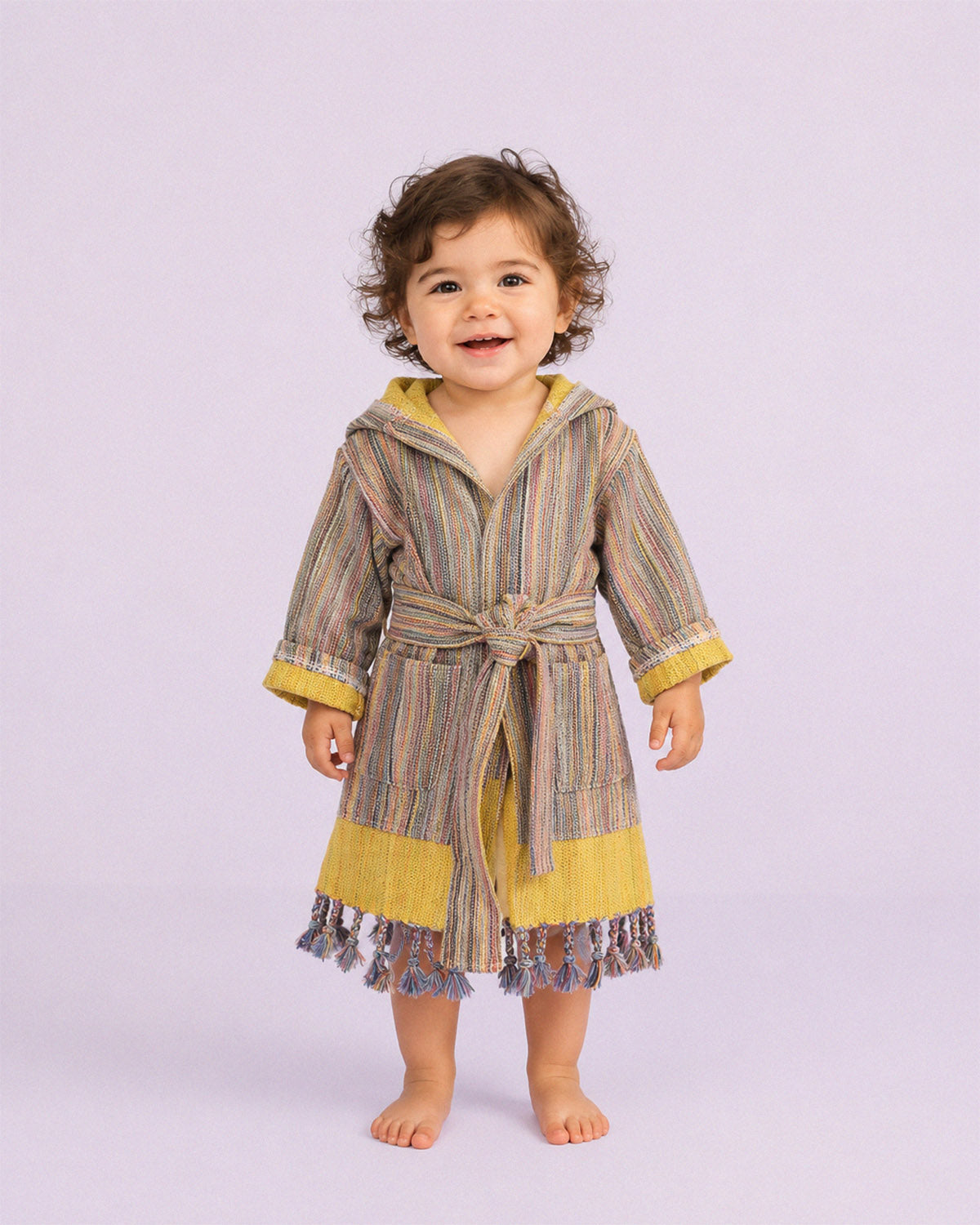 Baby / Toddler Organic Turkish Cotton Robe - Sunshine