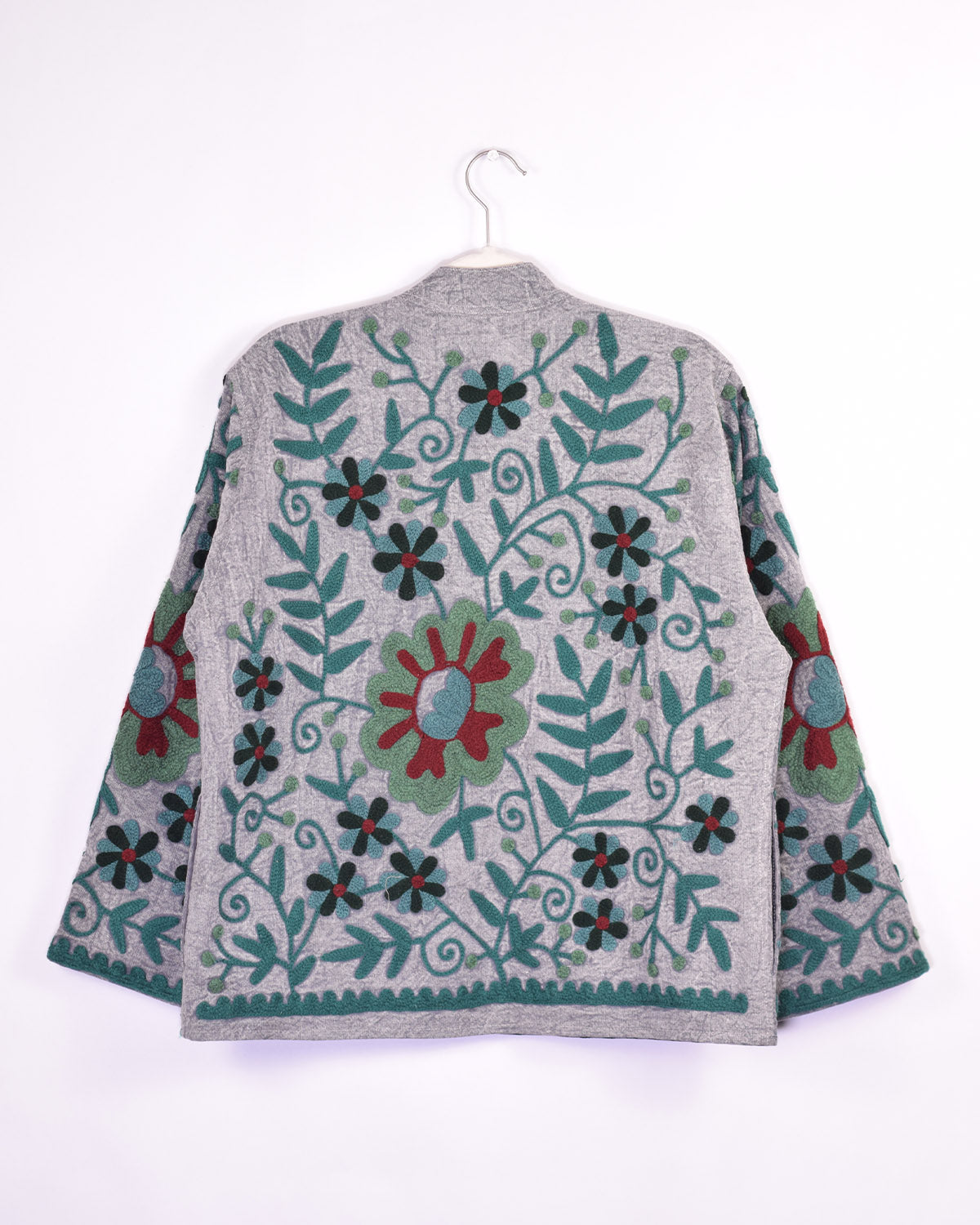 Suzani Embroidered Canvas Jacket/Cardigan - 08