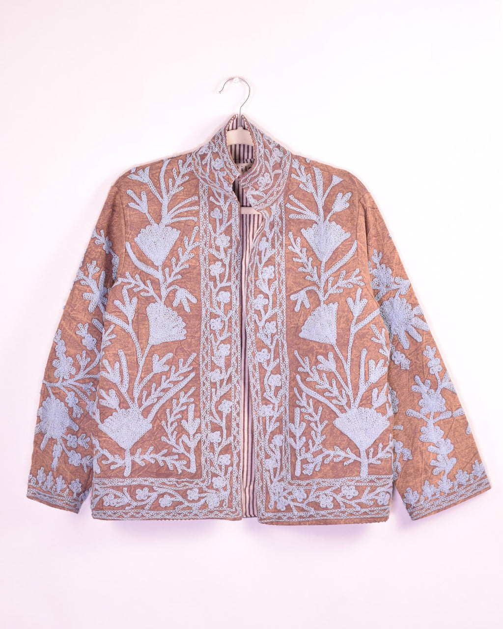 Suzani Embroidered Canvas Jacket/Cardigan -14