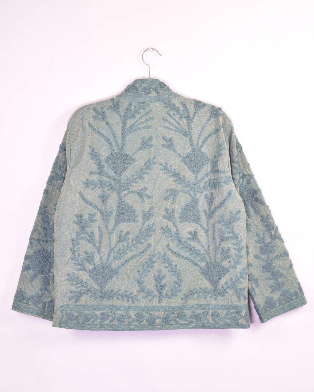 Suzani Embroidered Canvas Jacket/Cardigan -12