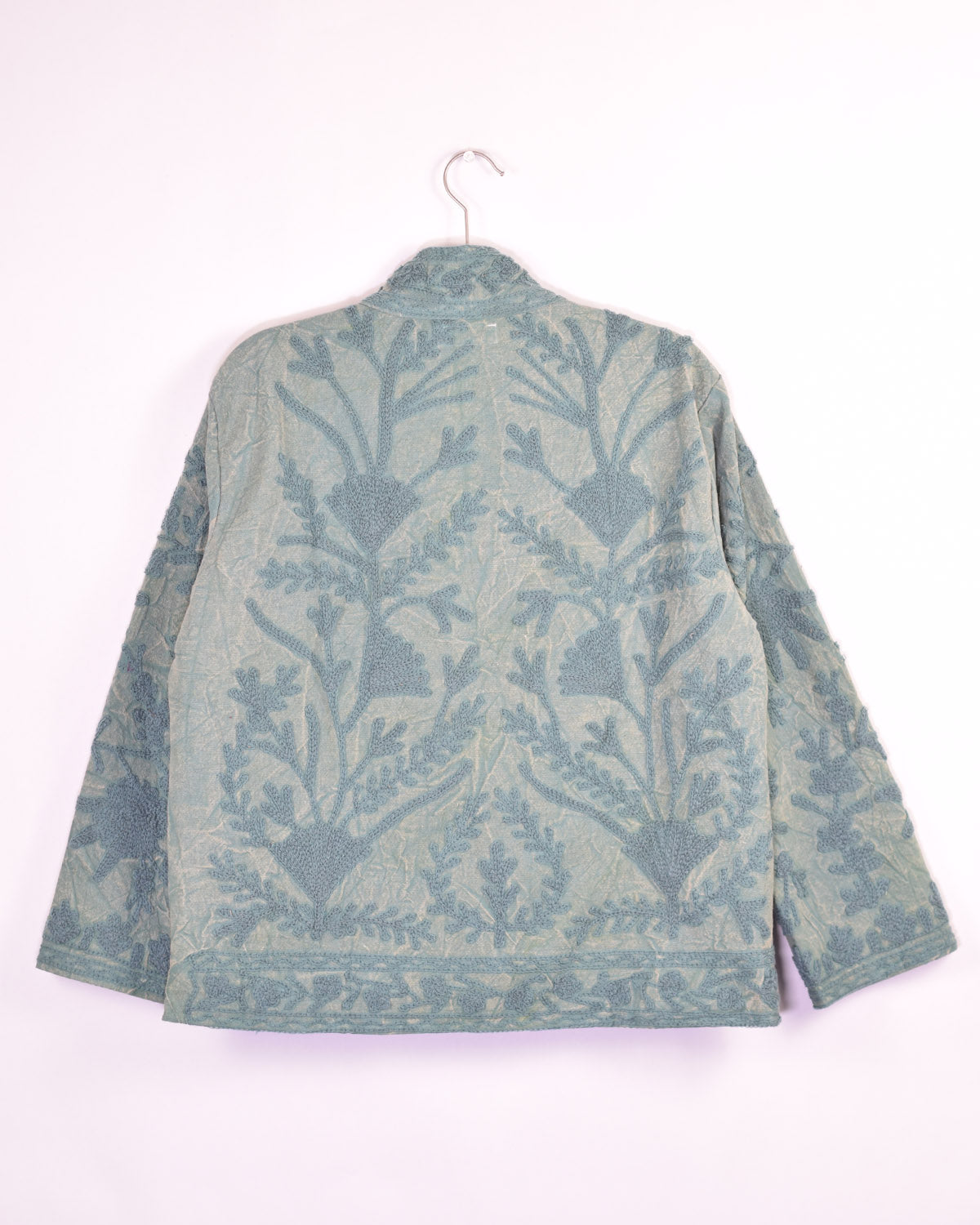 Suzani Embroidered Canvas Jacket/Cardigan -12
