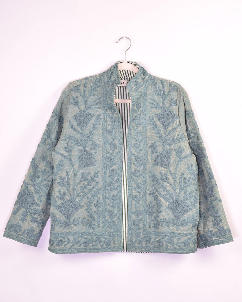 Suzani Embroidered Canvas Jacket/Cardigan -12