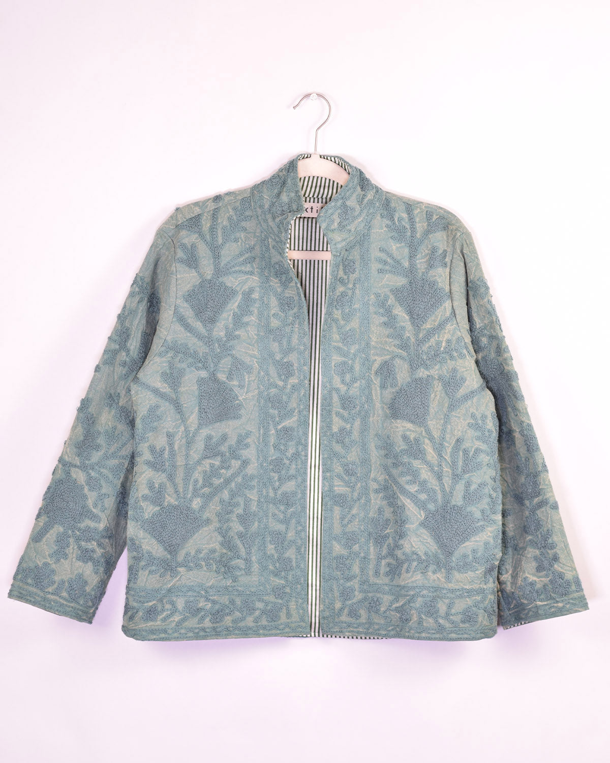 Suzani Embroidered Canvas Jacket/Cardigan -12