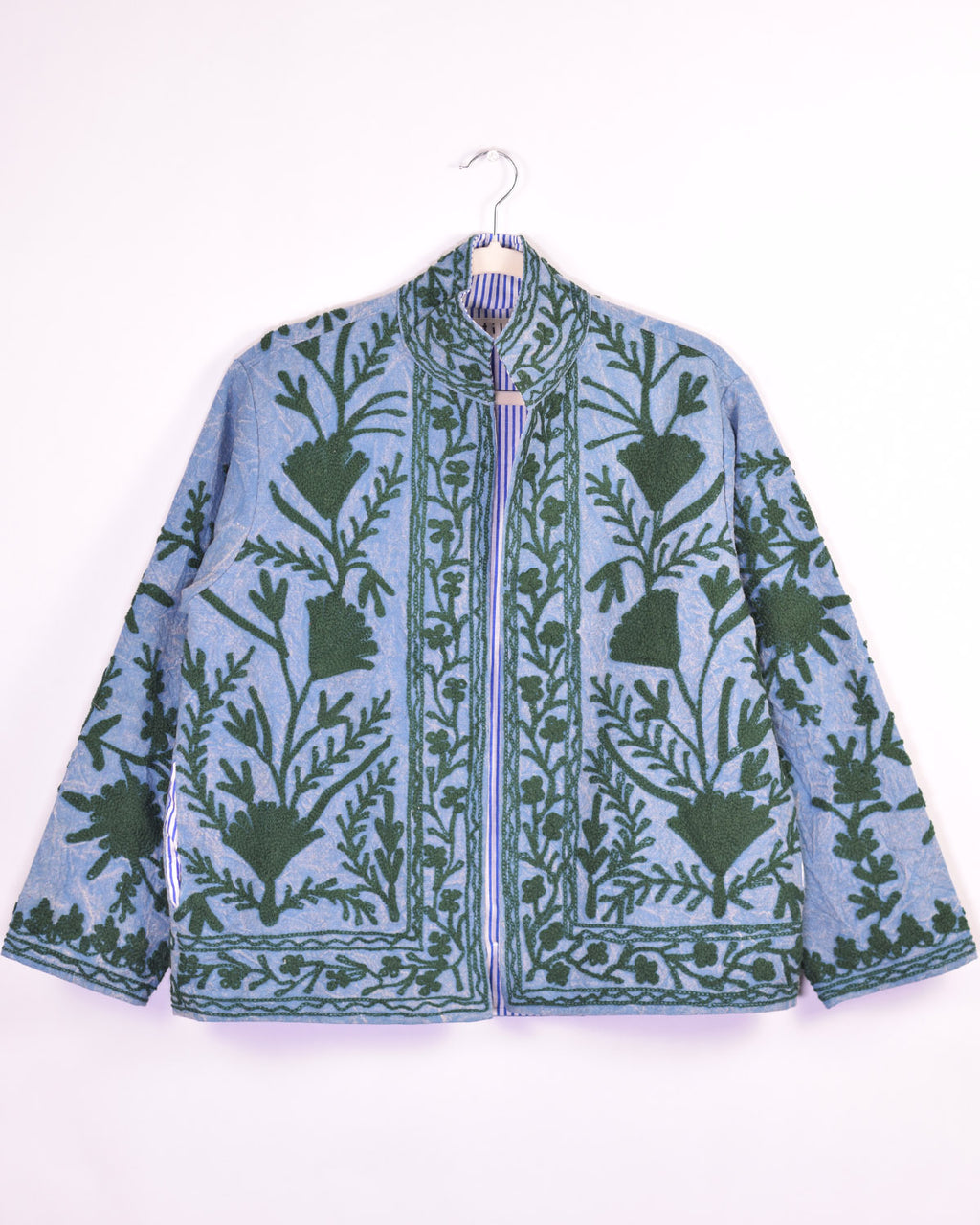 Suzani Embroidered Canvas Jacket/Cardigan -15