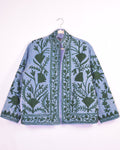 Suzani Embroidered Canvas Jacket/Cardigan -15