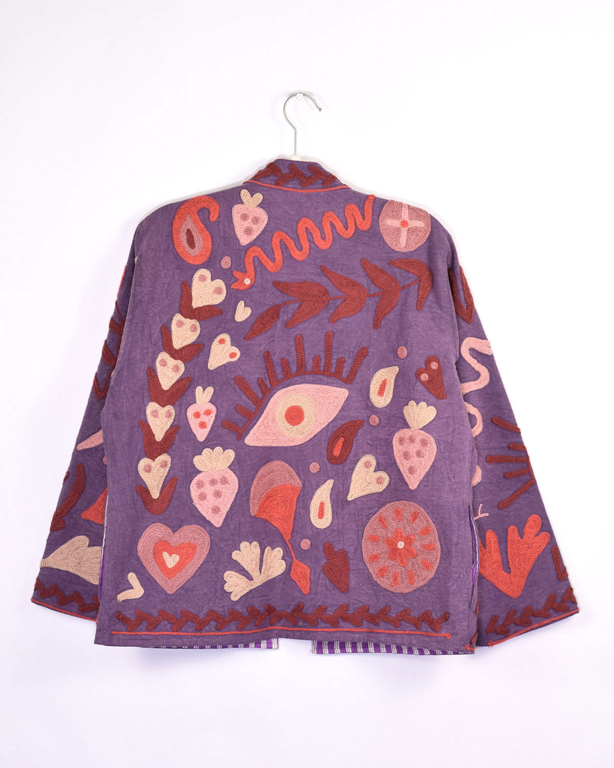 Suzani Embroidered Canvas Jacket/Cardigan - 09