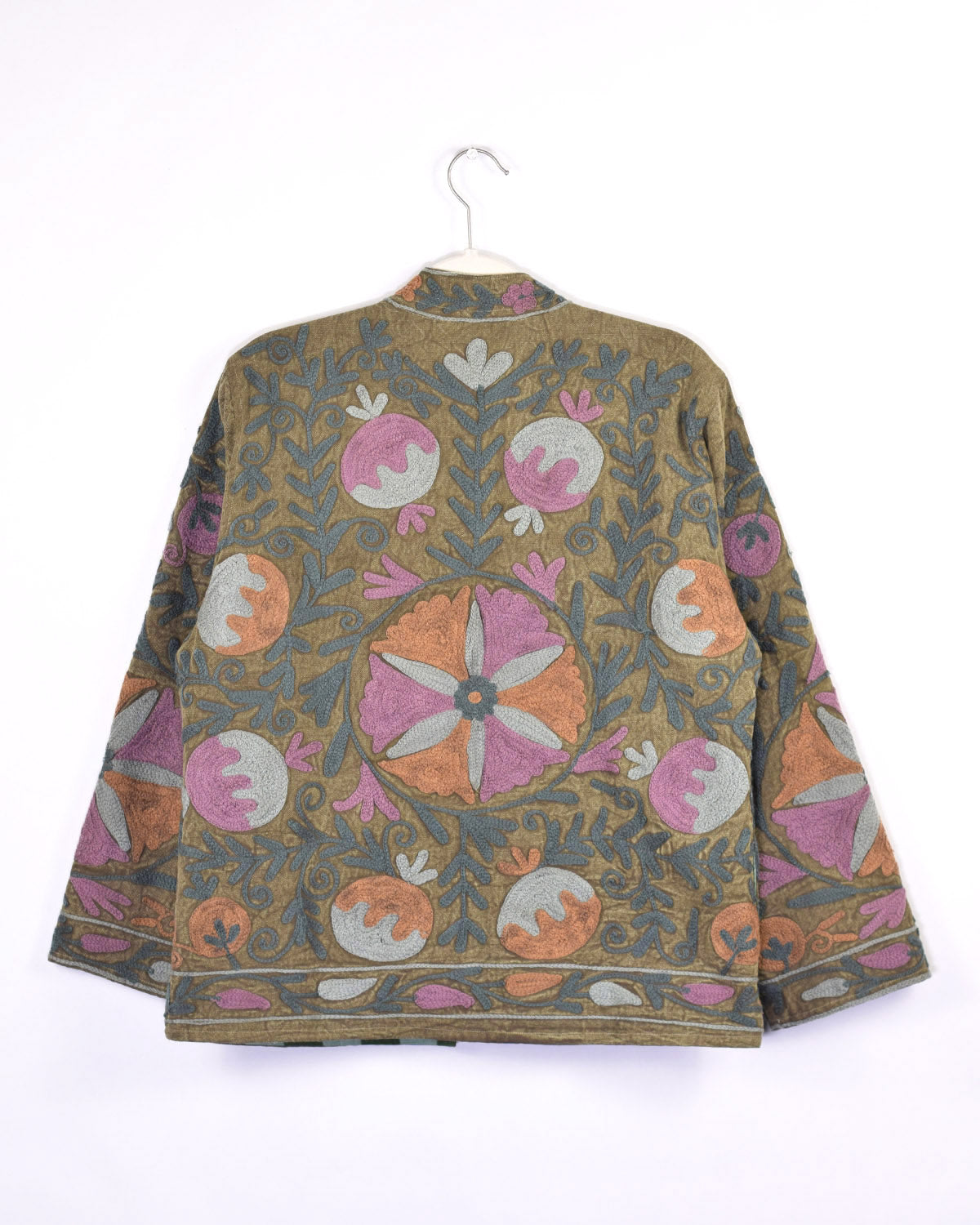 Suzani Embroidered Canvas Jacket/Cardigan - 06