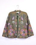 Suzani Embroidered Canvas Jacket/Cardigan - 06