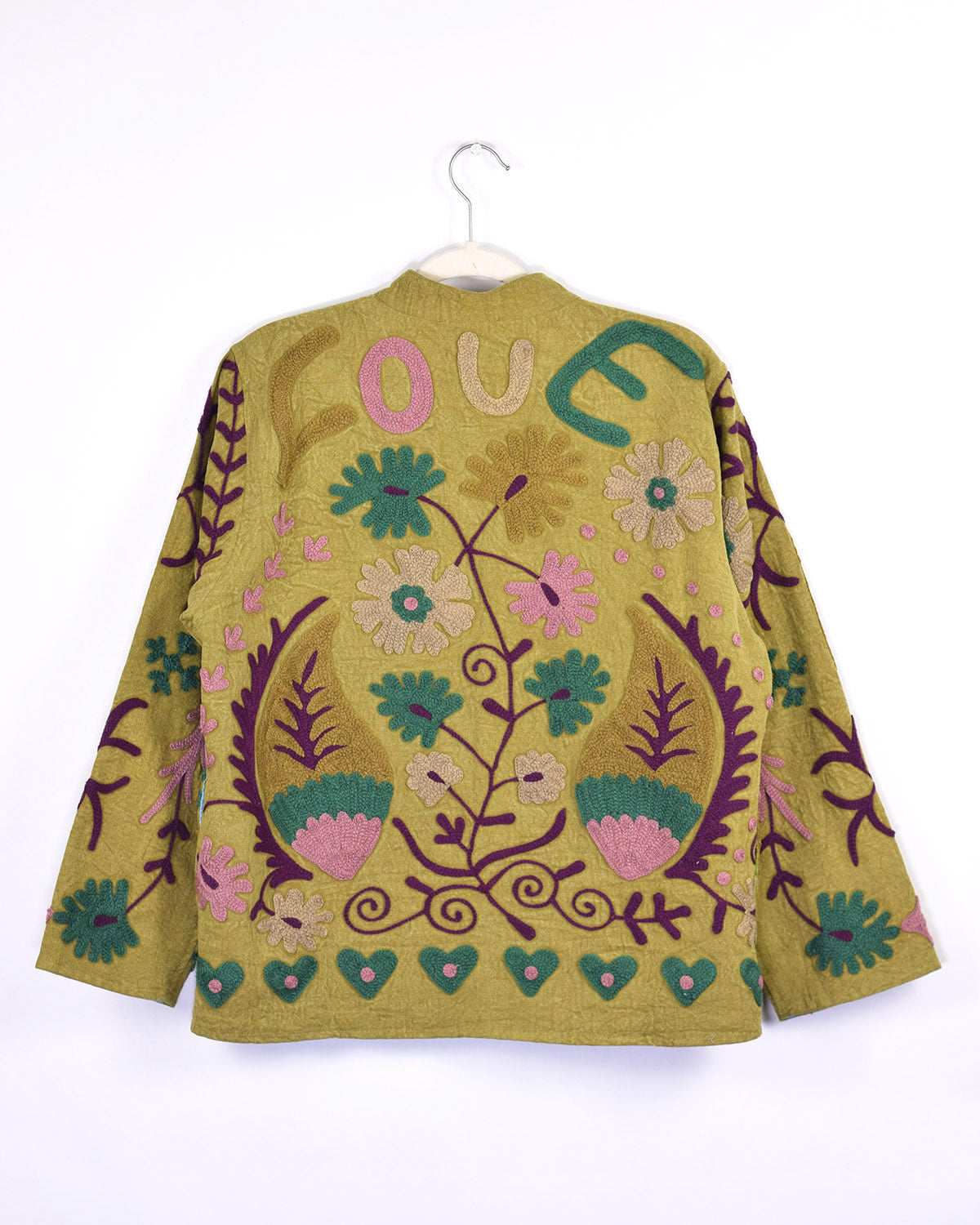 Suzani Embroidered Canvas Jacket/Cardigan - 05
