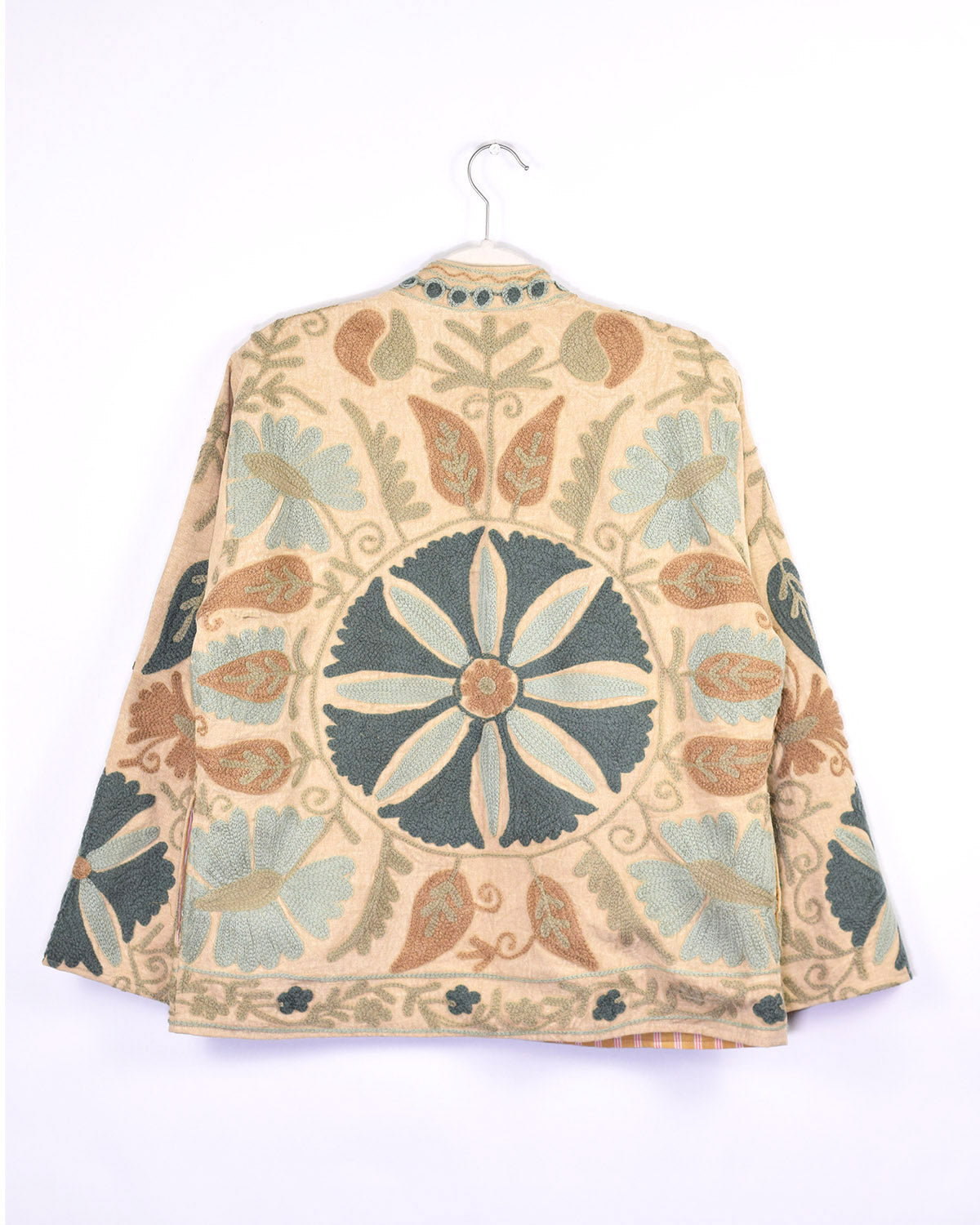 Suzani Embroidered Canvas Jacket/Cardigan - 04