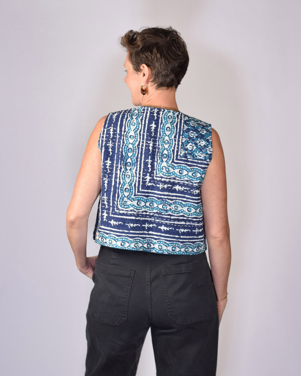 Cassie Quilted Vest - 08