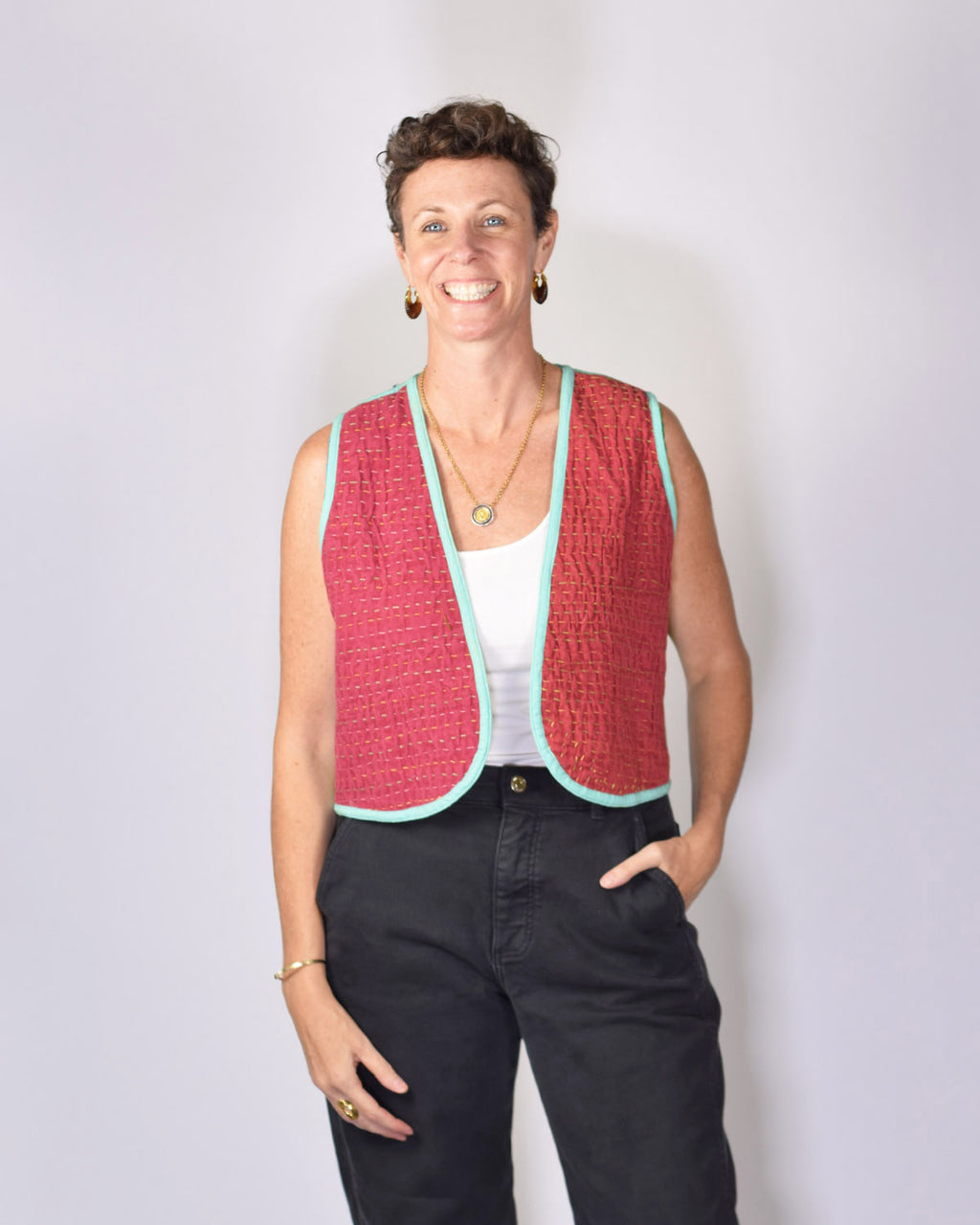Cassie Quilted Vest - 10