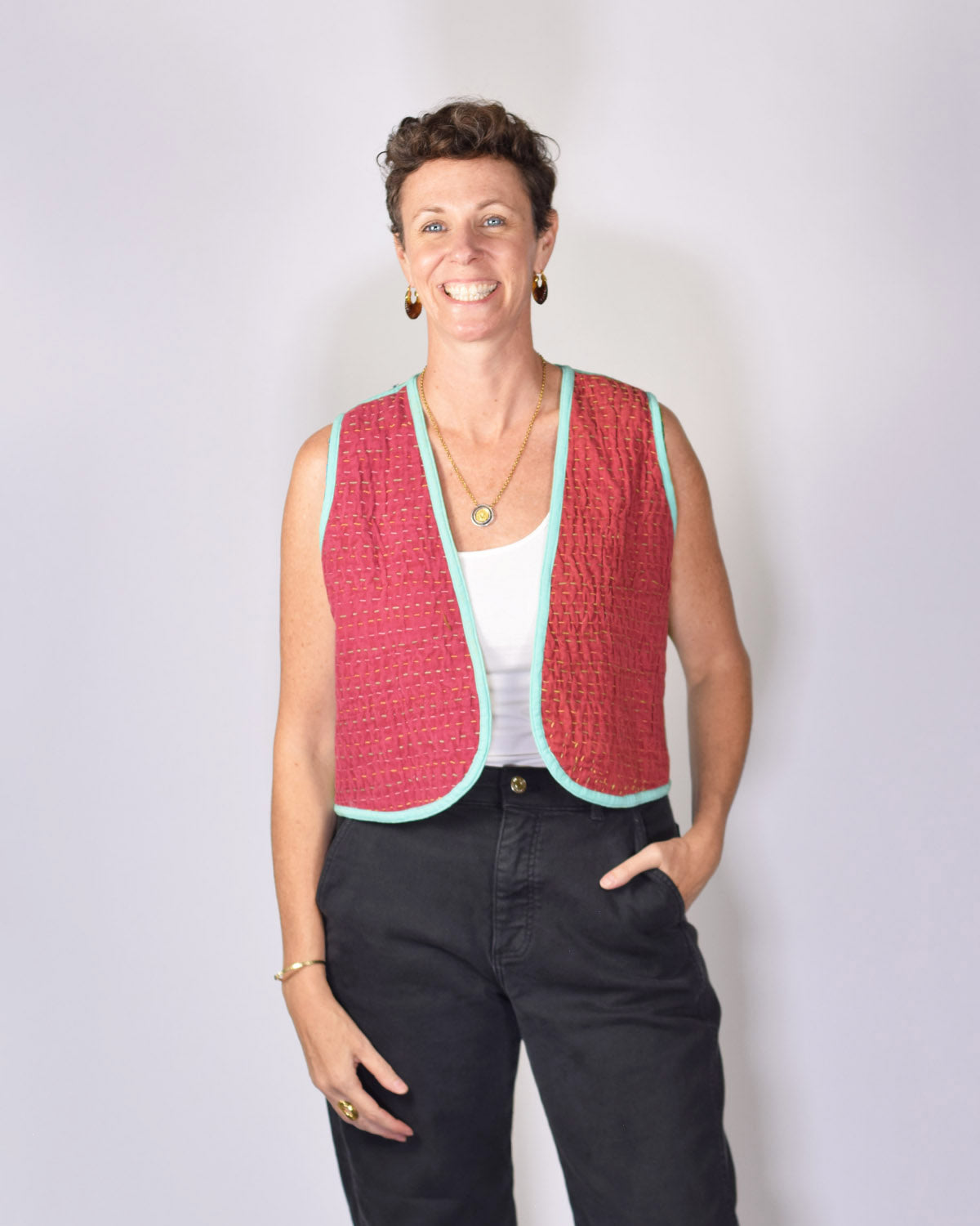 Cassie Quilted Vest - 10