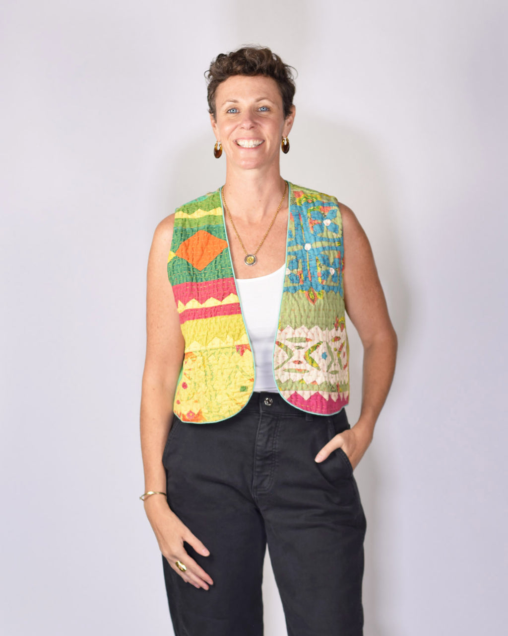 Cassie Quilted Vest - 10