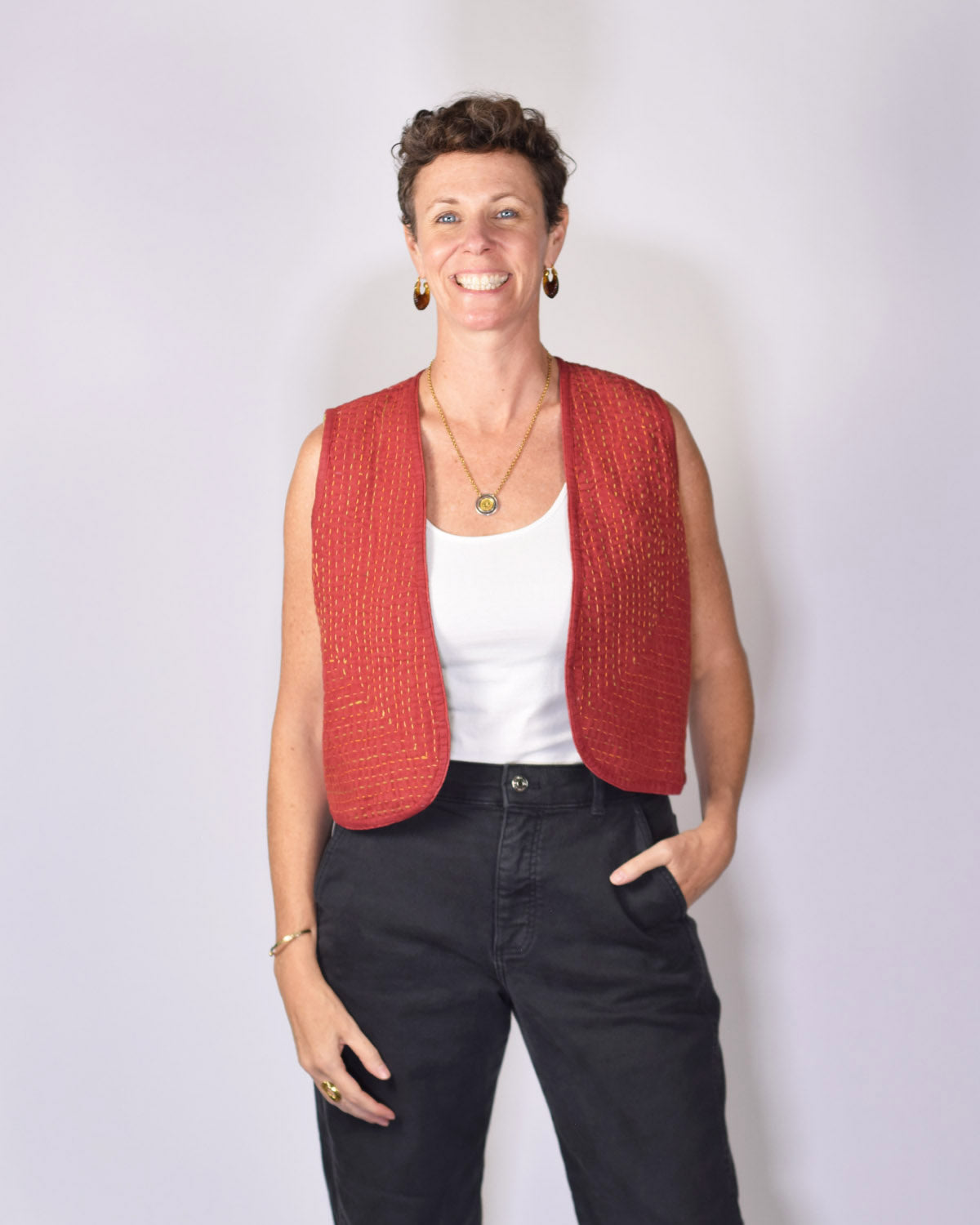 Cassie Quilted Vest - 12