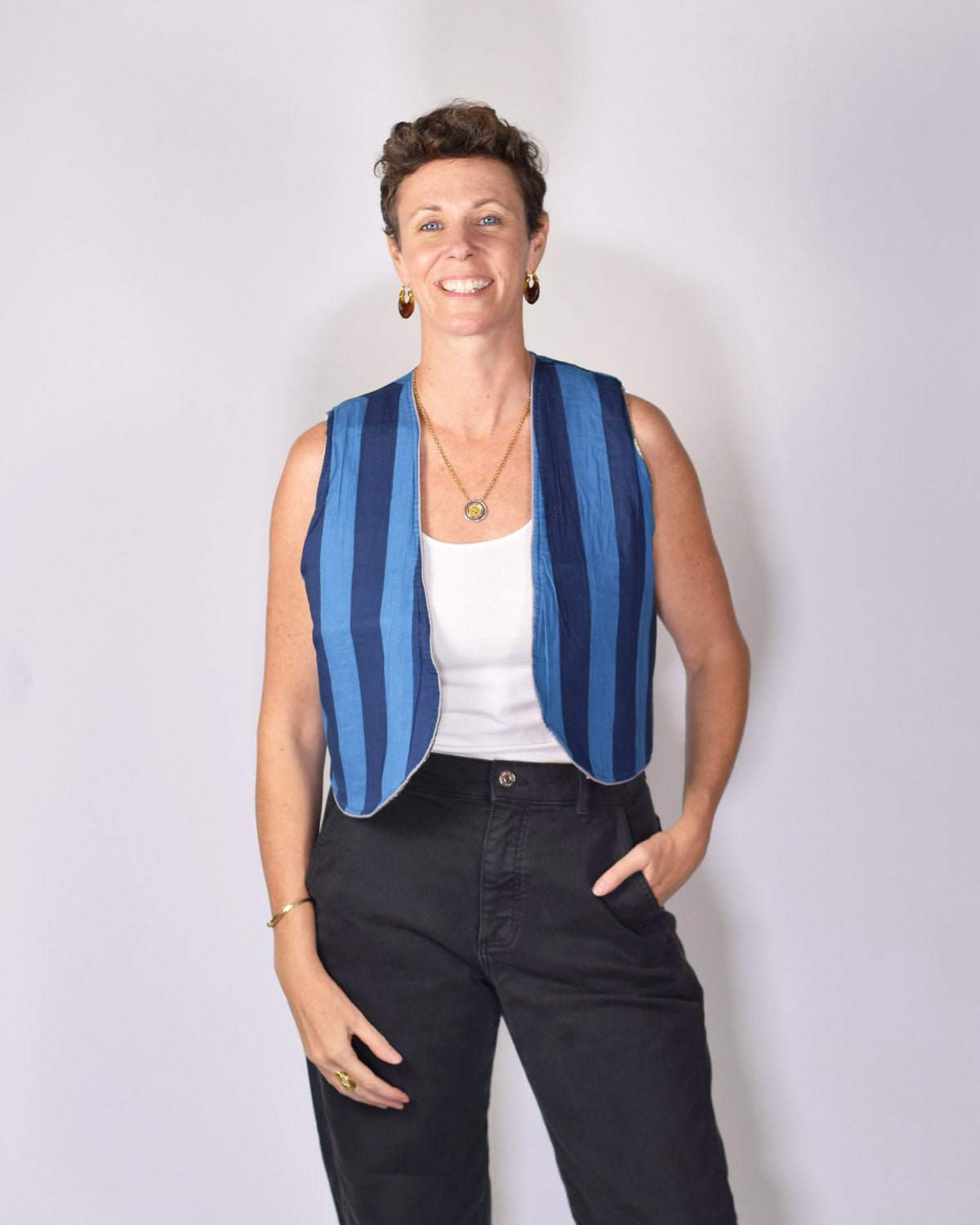Cassie Quilted Vest - 17