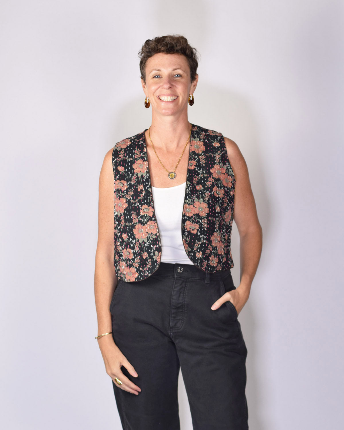 Cassie Quilted Vest - 14