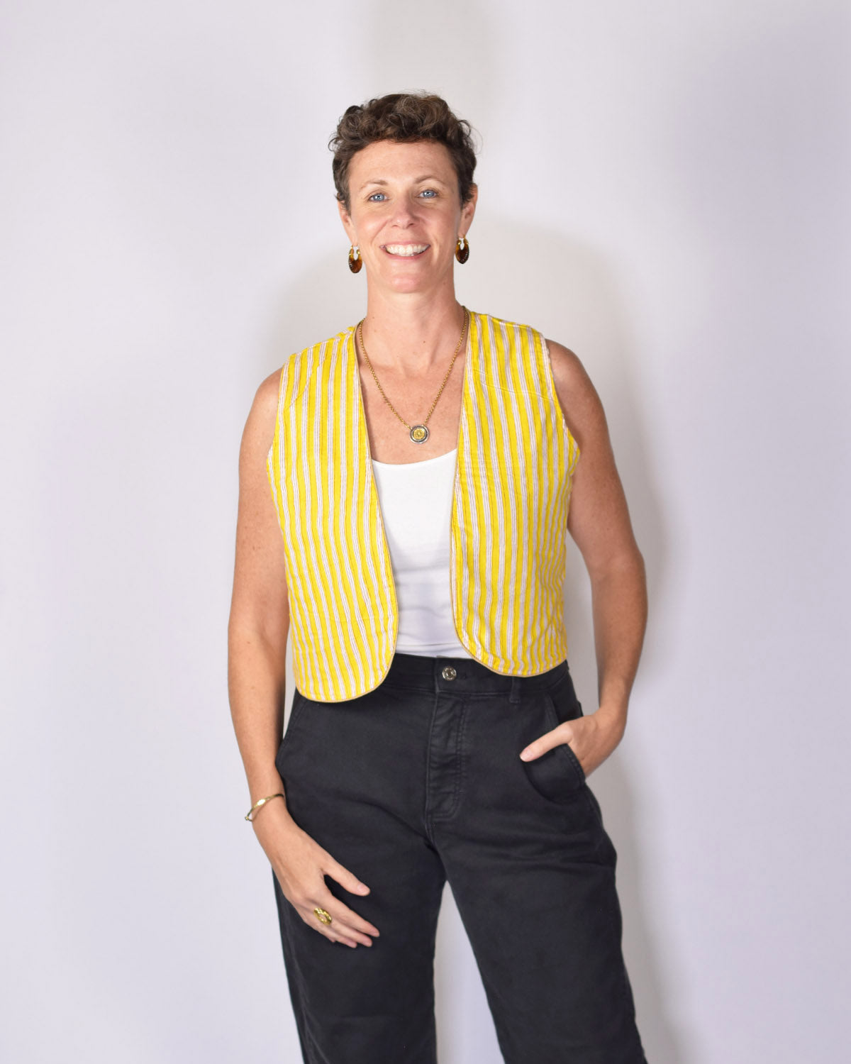 Cassie Quilted Vest - 15