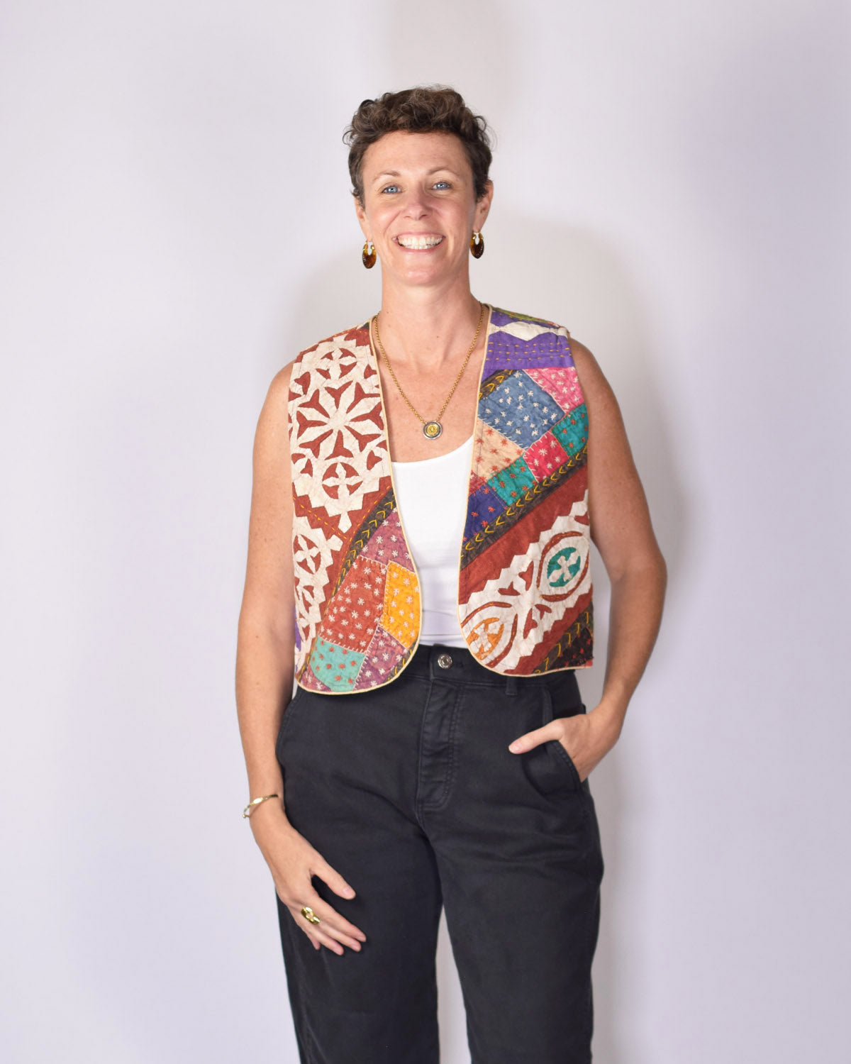 Cassie Quilted Vest - 19