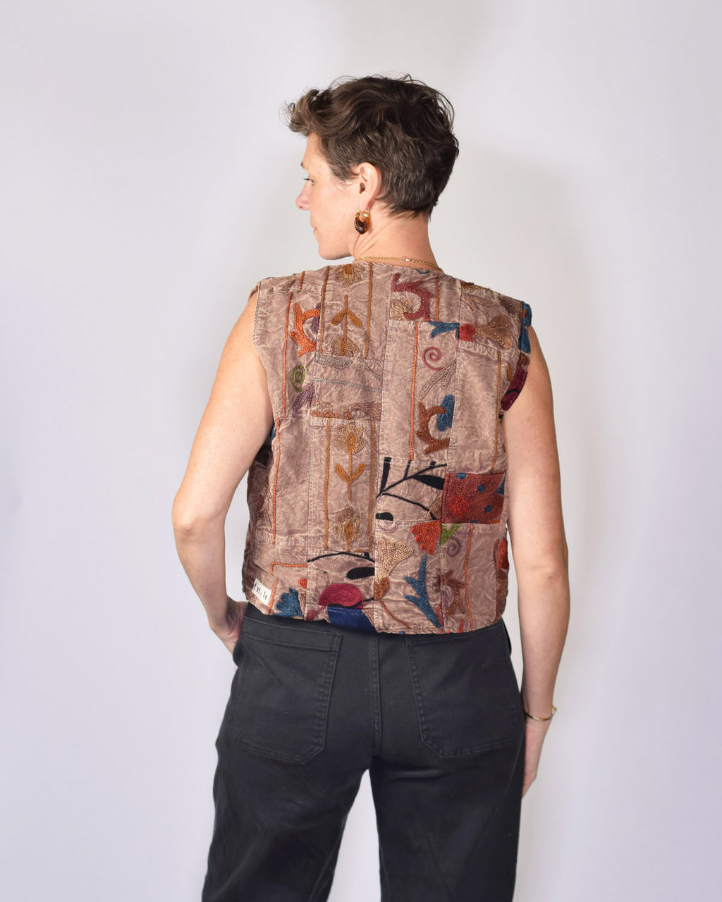 Cassie Embroidered Vest - 18