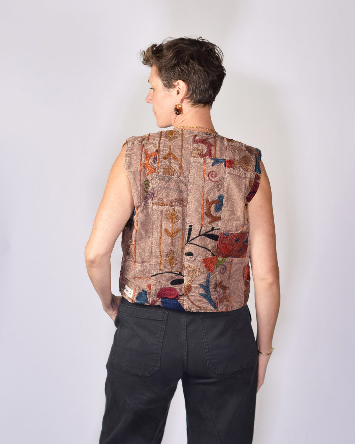 Cassie Embroidered Vest - 18