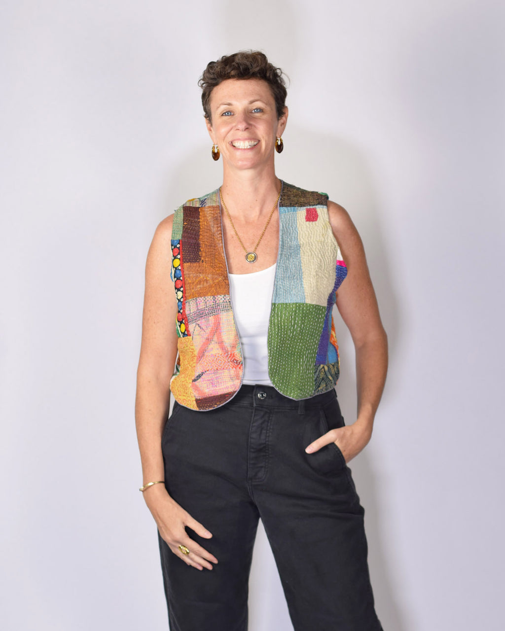 Cassie Quilted Vest - 17