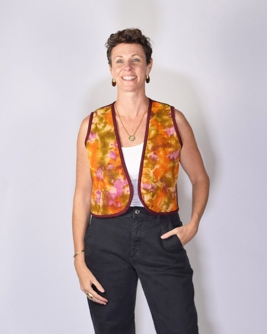 Cassie Quilted Vest - 16