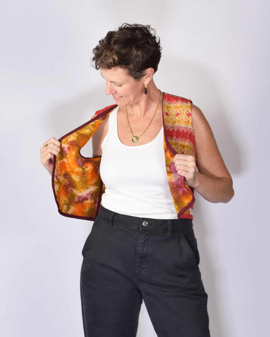 Cassie Quilted Vest - 16