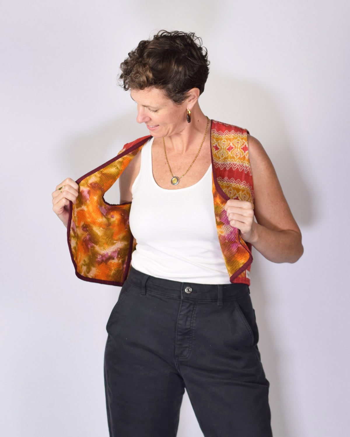 Cassie Quilted Vest - 16