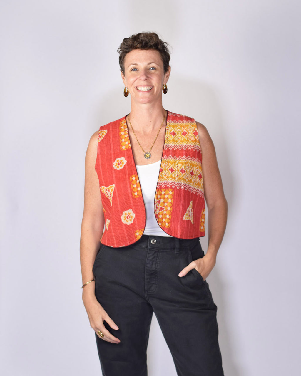 Cassie Quilted Vest - 16