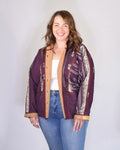 Charlie Extended / Oversized Fit - Quilted Reversible Patchwork Kantha Jacket - 13