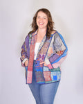 Charlie Extended / Oversized Fit - Quilted Reversible Patchwork Kantha Jacket - 07
