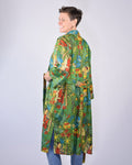 Lightweight Cotton Robe / Kimono - Frida Kahlo - Green