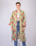 Lightweight Cotton Robe / Kimono - Pomegranate Picnic