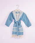 Baby / Toddler Organic Turkish Cotton Robe - Sky Blue