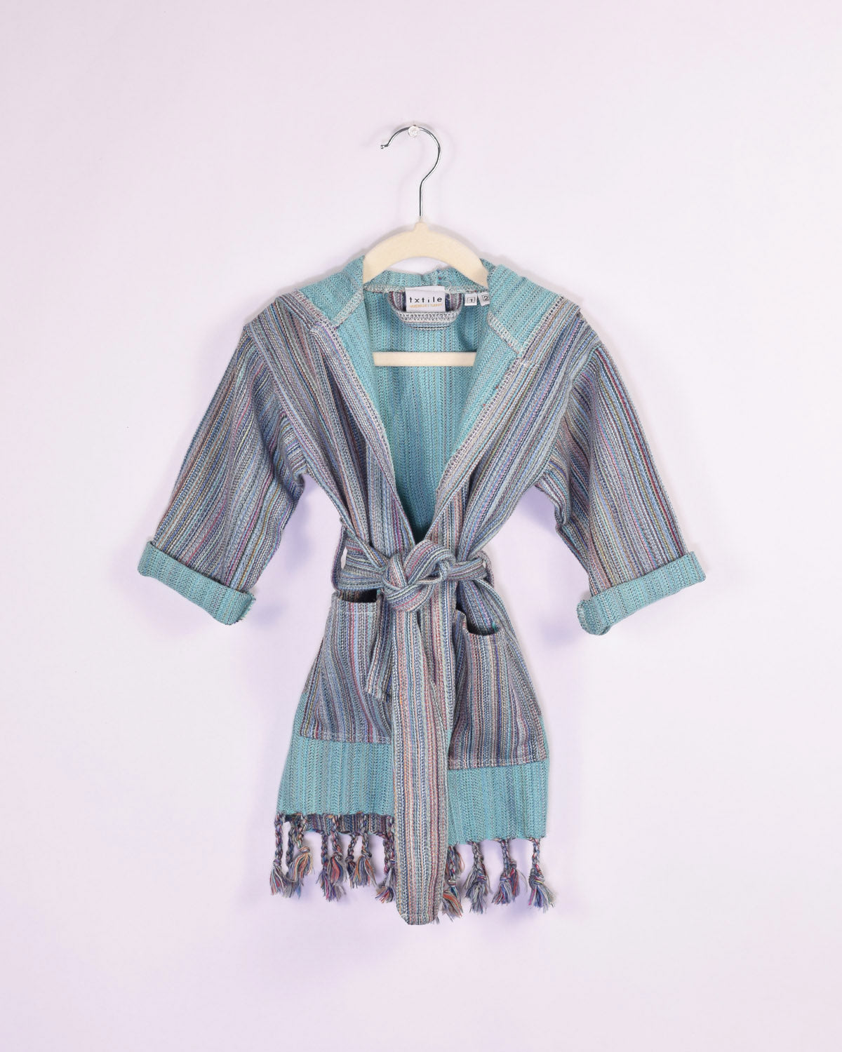 Baby / Toddler Organic Turkish Cotton Robe - Aqua