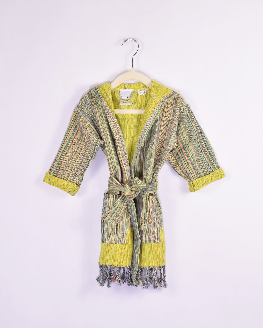 Baby / Toddler Organic Turkish Cotton Robe - Lemon