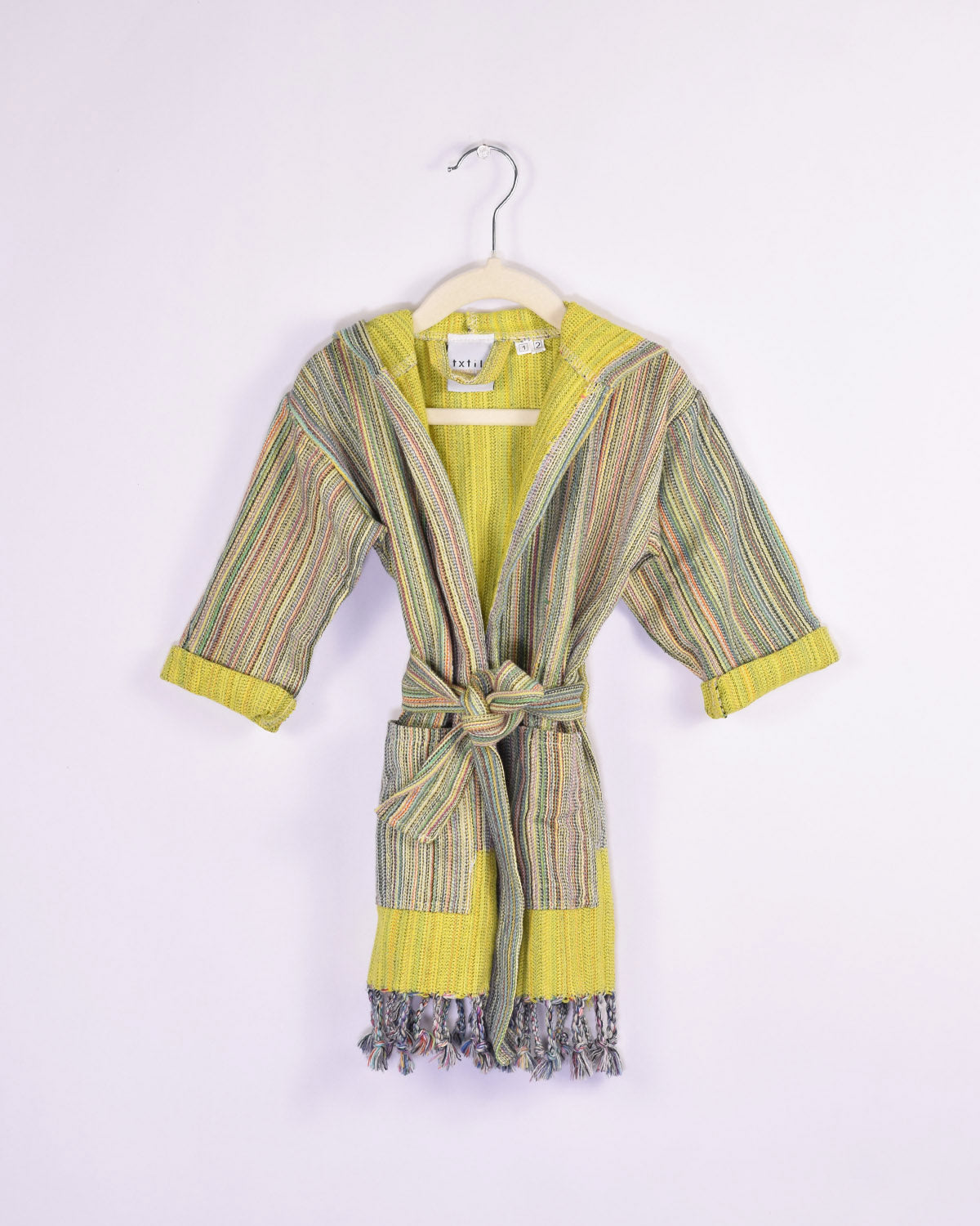 Baby / Toddler Organic Turkish Cotton Robe - Lemon